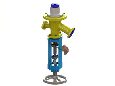 Glass Lined Bottom Outlet Valve, Manual Drain